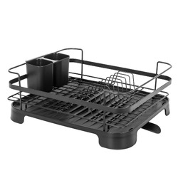By Designs Black Osborne Dish Drying Rack | Temple & Webster