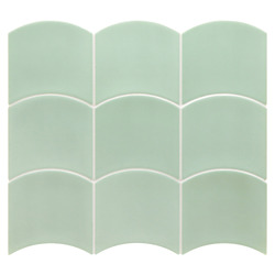 Riley Wave Ceramic Tile | Temple & Webster