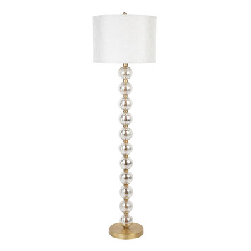 glass bauble floor lamp