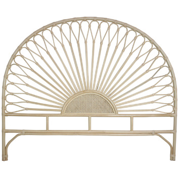 Estudio Furniture Layla Queen Rattan Headboard & Reviews | Temple & Webster