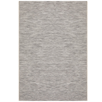 Network Charcoal Grey Diamond Flat-Woven Rug | Temple & Webster