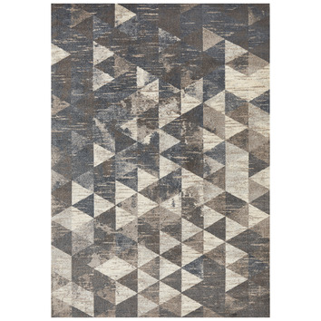 Network Faded Triangle Blue Digital Print Rug & Reviews  Temple & Webster