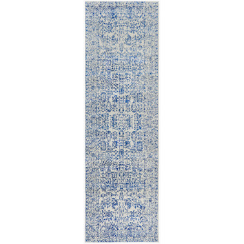 Network Rugs Blue Art Moderne Lalique Runner | Temple & Webster