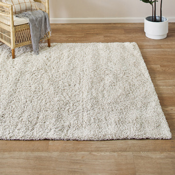 Network Rugs Cream Ultra Plush Modern Shag Rug | Temple & Webster