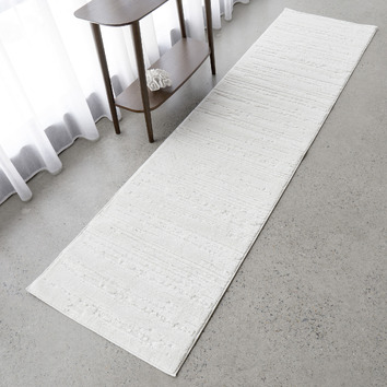 Textured Runner Rugs Network Rugs White Ezra Organic Textured Runner | Temple & Webster