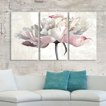 A La Mode Studio Statement Flower I Triptych | Temple & Webster