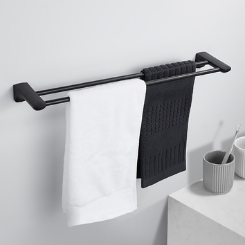 Expert Homewares Gize Double Bar Horizontal Towel Rail | Temple & Webster