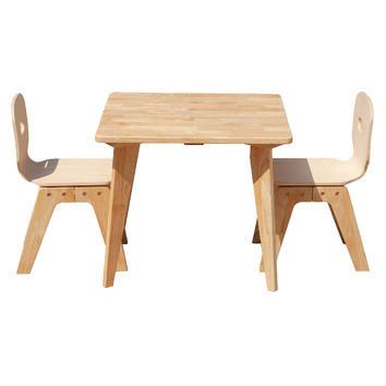 Q Toys Kids' Danish Square Table Chairs Set | Temple & Webster