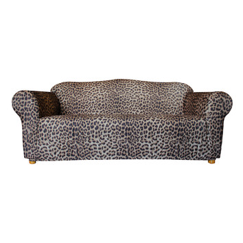 Statement Leopard Print 3 Seater Sofa Cover Temple Webster