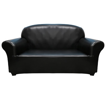 Colby 2 Seater Faux Leather Sofa Cover Temple Webster Colby 2 Seater Faux Leather Sofa Cover, Colby 3 Piece Leather Sofa Loveseat And Chair Set
