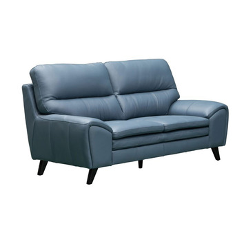 Boris 2 Seater Leather Sofa | Temple & Webster