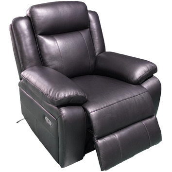 Rita Home Godric Leather Electric Recliner Armchair | Temple & Webster