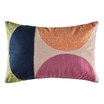 Tan Cotton slub cushion cover