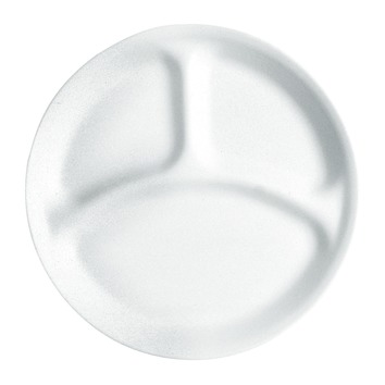 Corelle Winter Frost White Divided Plate 26cm
