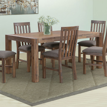 sparta acacia wood dining table