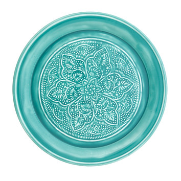 Ornate Distressed Accent Plate | Temple & Webster