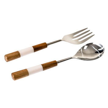 2 Piece Adrianne Salad Server Set | Temple & Webster