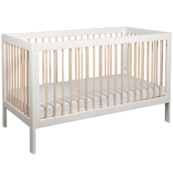 Troll 2 Tone Lukas Birch Wood Cot | Temple & Webster