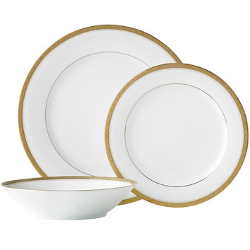 Noritake 12 Piece Noritake Charlotta Porcelain Dinner Set | Temple ...