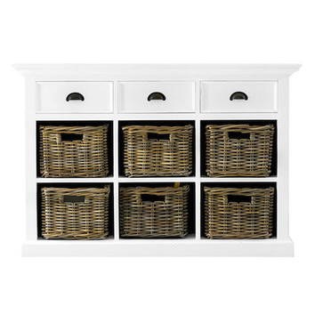 Balmoral Designs Halifax Large Buffet with Baskets | Temple & Webster