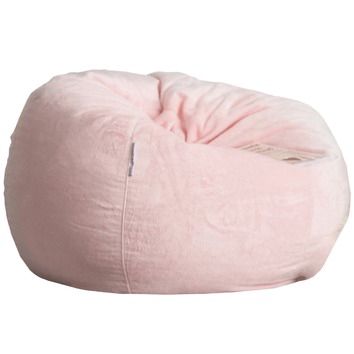 baby pink bean bag