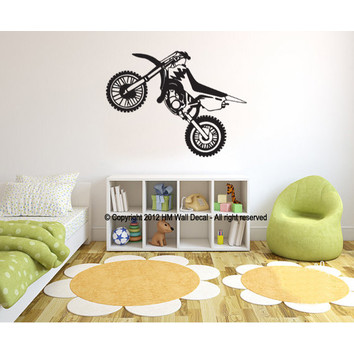 Motocross Lampshades Ideal To Match Dirt Bike Duvets & Motorbike Wall Decals. 