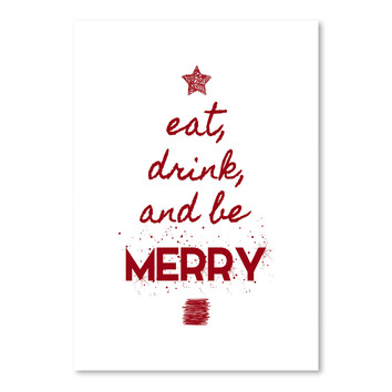 Eat Drink Be Merry Printed Wall Art Temple Webster