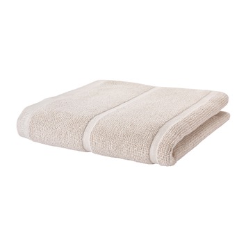 Flax Adagio Cotton Twisted Yarn Towel | Temple & Webster