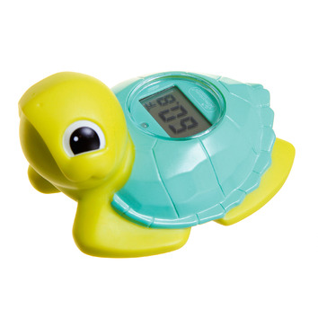 nuby bath thermometer and clock turtle