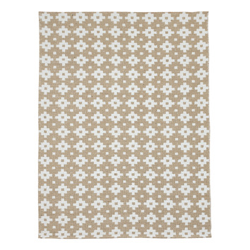 ElementalRugCollective White Star Flat Weave Rug | Temple & Webster