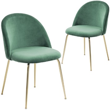 white velvet chair with gold legs