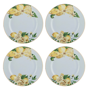 Citrus Blooms 19.5cm Side Plates | Temple & Webster