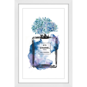 Marmont HIll Flower Blue Wall Art & Reviews | Temple & Webster