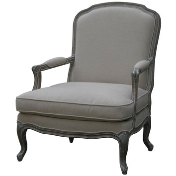 silver grey bedroom chair