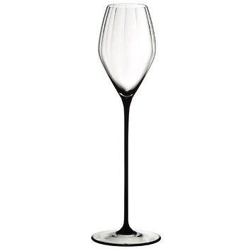 black crystal champagne glasses