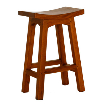 handmade wooden bar stools