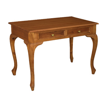 LaVerde Lovetta 2 Drawer Queen Anne Desk | Temple & Webster