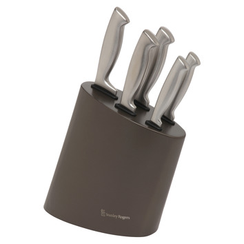 grey knife block