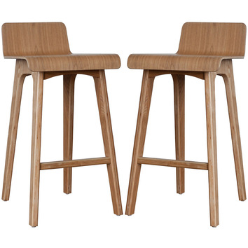 Oslo Home 66cm Ede Plywood Barstools | Temple & Webster