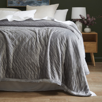 Bianca Mansfield Velvet Blanket | Temple & Webster