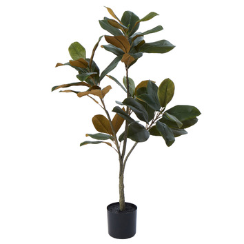 The Home Collective 91cm Potted Faux Magnolia Tree | Temple & Webster