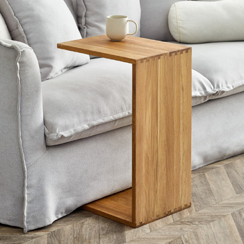 BayviewLiving Ollie Oak Wood Side Table | Temple & Webster