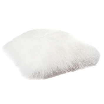 All Natural Hides and Sheepskins Frost Mongolian Sheep Cushion | Temple ...