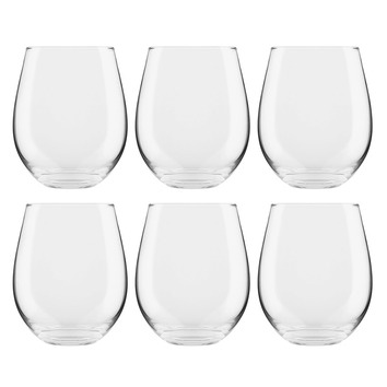 Gimlet Lane Banksia 540ml Stemless Wine Glasses | Temple & Webster