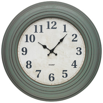 Degree Clocks 50cm Green Vintage Wall Clock Temple Webster - Large Blue Wall Clock Canada