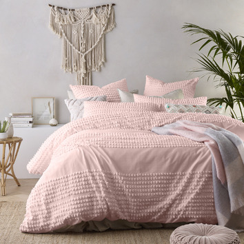 magnolia blush quilt cover set