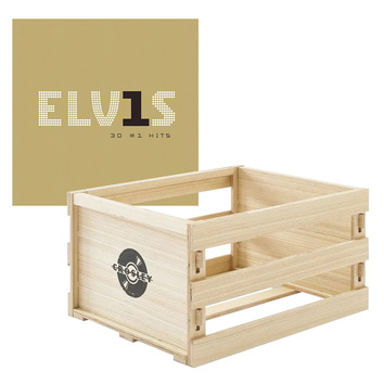 ELV1S 30 #1 Hits By Elvis Presley Vinyl & Crate | Temple & Webster