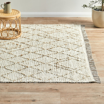 Temple & Webster Watson Hand-woven Cotton-blend Rug