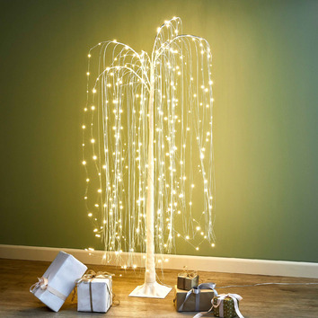 Temple & Webster 170cm Shimmer Willow LED Christmas Tree