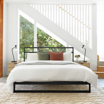 Temple & Webster Quentin Metal Bed Frame